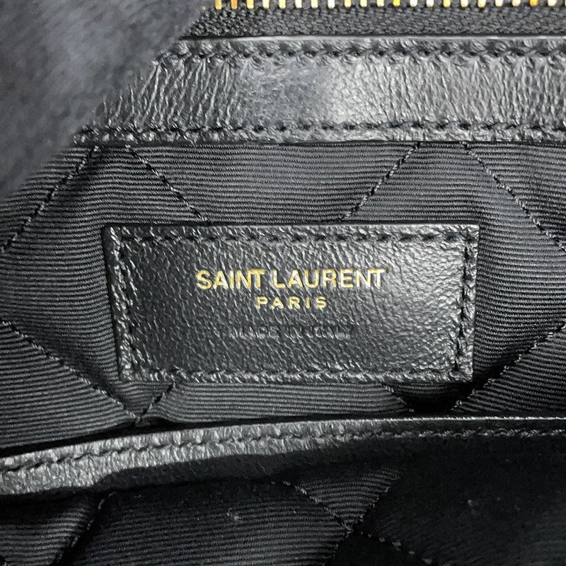 サンローランパリ ボストンバッグ ES ジャイアント トラベルバッグ キルティング レザー 736009 SAINT LAURENT PARIS 黒 2way