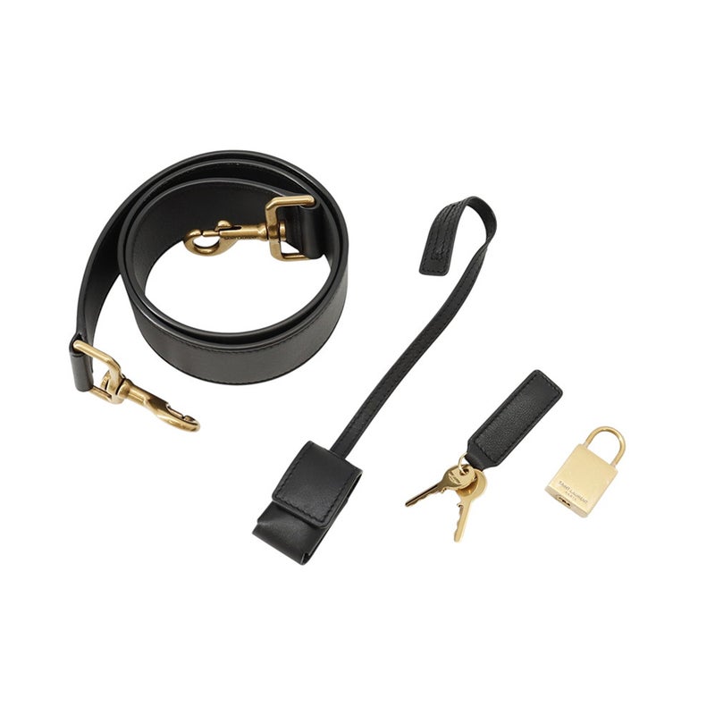 サンローランパリ ボストンバッグ ES ジャイアント トラベルバッグ キルティング レザー 736009 SAINT LAURENT PARIS 黒 2way