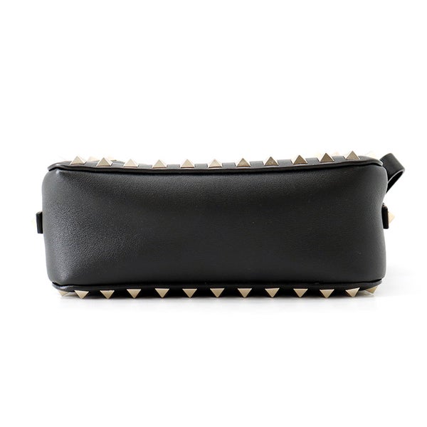ヴァレンティノ・ガラヴァーニ ショルダーバッグ ロックスタッズ スモール レザー VALENTINO 黒