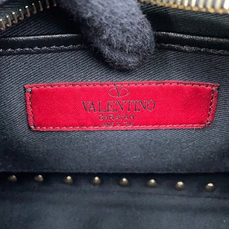 ヴァレンティノ・ガラヴァーニ ショルダーバッグ ロックスタッズ スモール レザー VALENTINO 黒
