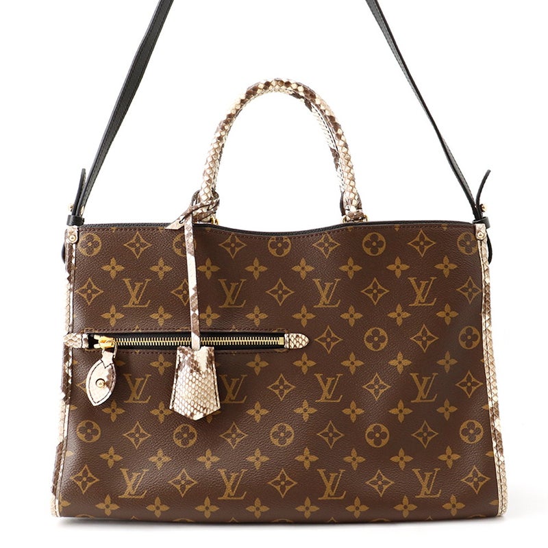 ルイヴィトン トートバッグ モノグラム パイソン ポパンクールMM M93962 LOUIS VUITTON 2way