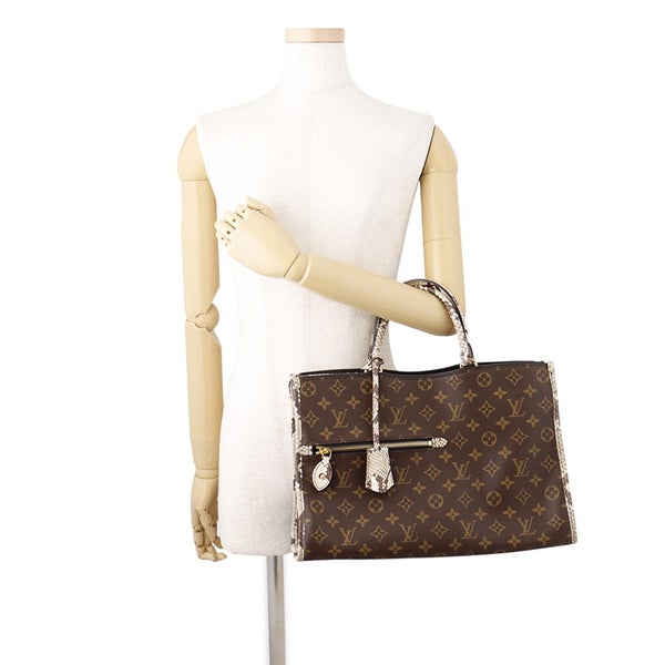 ルイヴィトン トートバッグ モノグラム パイソン ポパンクールMM M93962 LOUIS VUITTON 2way