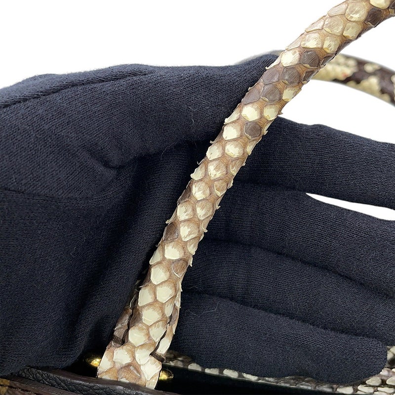 ルイヴィトン トートバッグ モノグラム パイソン ポパンクールMM M93962 LOUIS VUITTON 2way