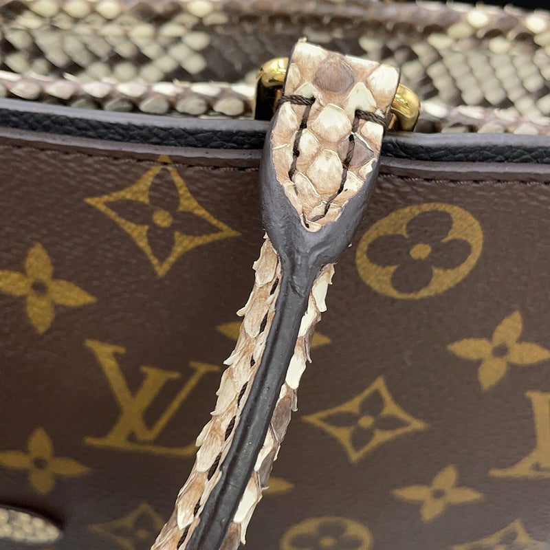 ルイヴィトン トートバッグ モノグラム パイソン ポパンクールMM M93962 LOUIS VUITTON 2way