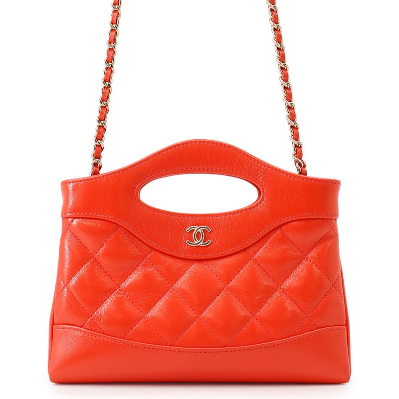 シャネル ハンドバッグ マトラッセ ココマーク 31 ミニ シャイニーカーフレザー AP3656 CHANEL 2wayチェーンショルダー