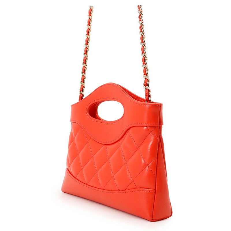 シャネル ハンドバッグ マトラッセ ココマーク 31 ミニ シャイニーカーフレザー AP3656 CHANEL 2wayチェーンショルダー