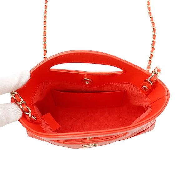シャネル ハンドバッグ マトラッセ ココマーク 31 ミニ シャイニーカーフレザー AP3656 CHANEL 2wayチェーンショルダー