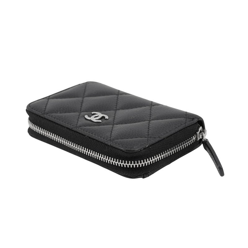 シャネル コインケース マトラッセ ココマーク クラシック ジップコインパース キャビアスキン AP0216 CHANEL 小銭入れ 黒