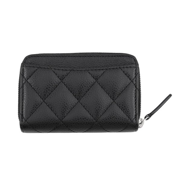 シャネル コインケース マトラッセ ココマーク クラシック ジップコインパース キャビアスキン AP0216 CHANEL 小銭入れ 黒