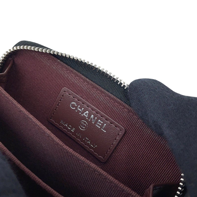 シャネル コインケース マトラッセ ココマーク クラシック ジップコインパース キャビアスキン AP0216 CHANEL 小銭入れ 黒