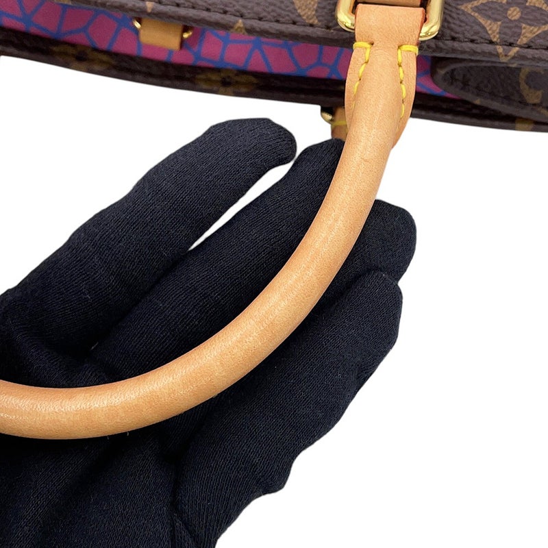 ルイヴィトン ハンドバッグ モノグラム LV×YK オンザゴーPM M46467 LOUIS VUITTON 2way 草間彌生コラボ