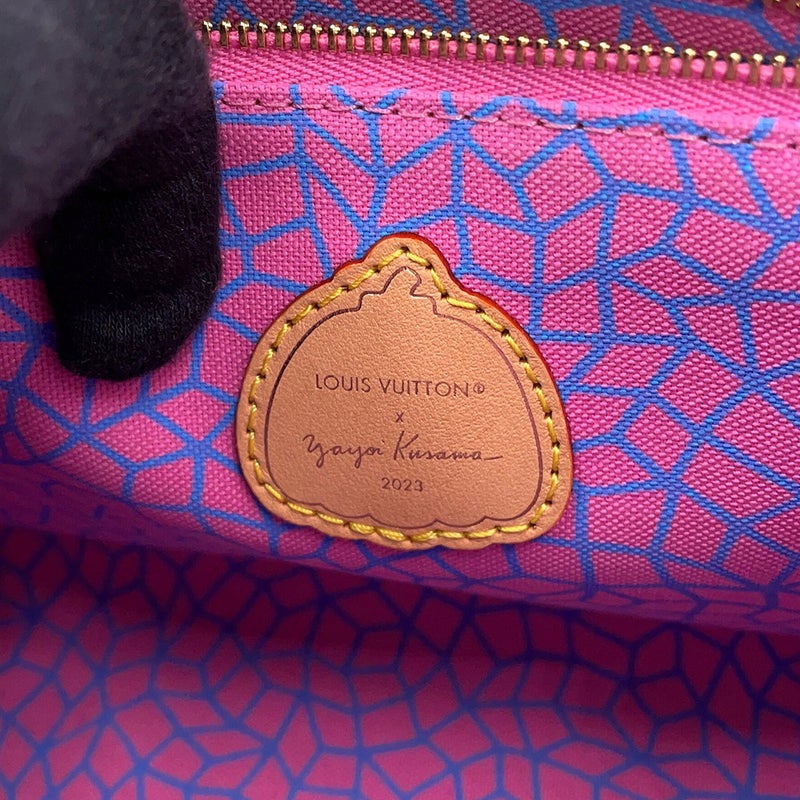 ルイヴィトン ハンドバッグ モノグラム LV×YK オンザゴーPM M46467 LOUIS VUITTON 2way 草間彌生コラボ
