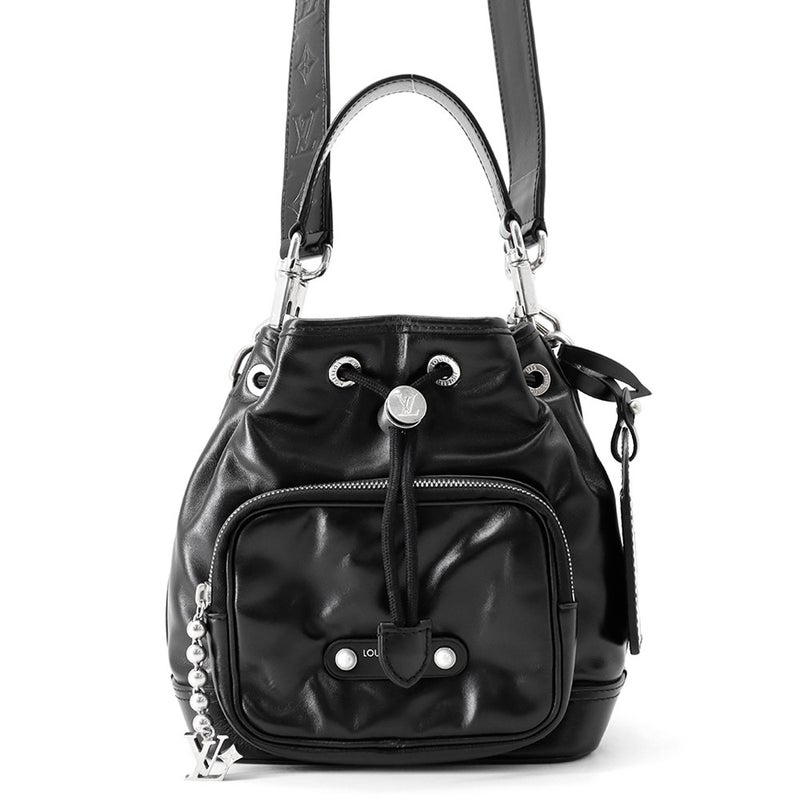 ルイヴィトン ハンドバッグ カーフレザー ノエ･カーゴ M13985 LOUIS VUITTON 2way ブラック 黒