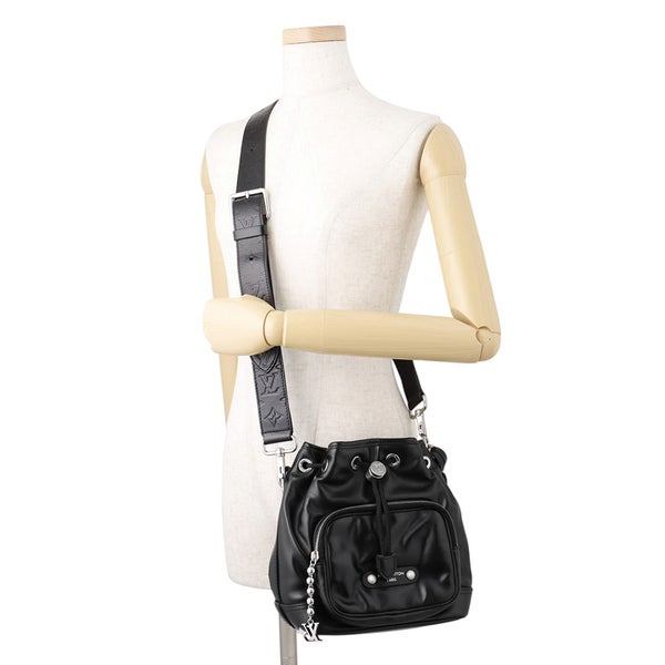 ルイヴィトン ハンドバッグ カーフレザー ノエ･カーゴ M13985 LOUIS VUITTON 2way ブラック 黒
