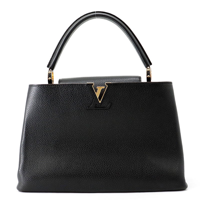 ルイヴィトン ハンドバッグ トリヨンレザー カプシーヌMM M48864 LOUIS VUITTON 黒 ブラック