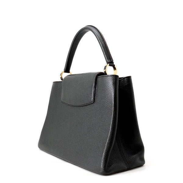 ルイヴィトン ハンドバッグ トリヨンレザー カプシーヌMM M48864 LOUIS VUITTON 黒 ブラック