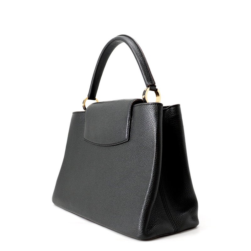 ルイヴィトン ハンドバッグ トリヨンレザー カプシーヌMM M48864 LOUIS VUITTON 黒 ブラック