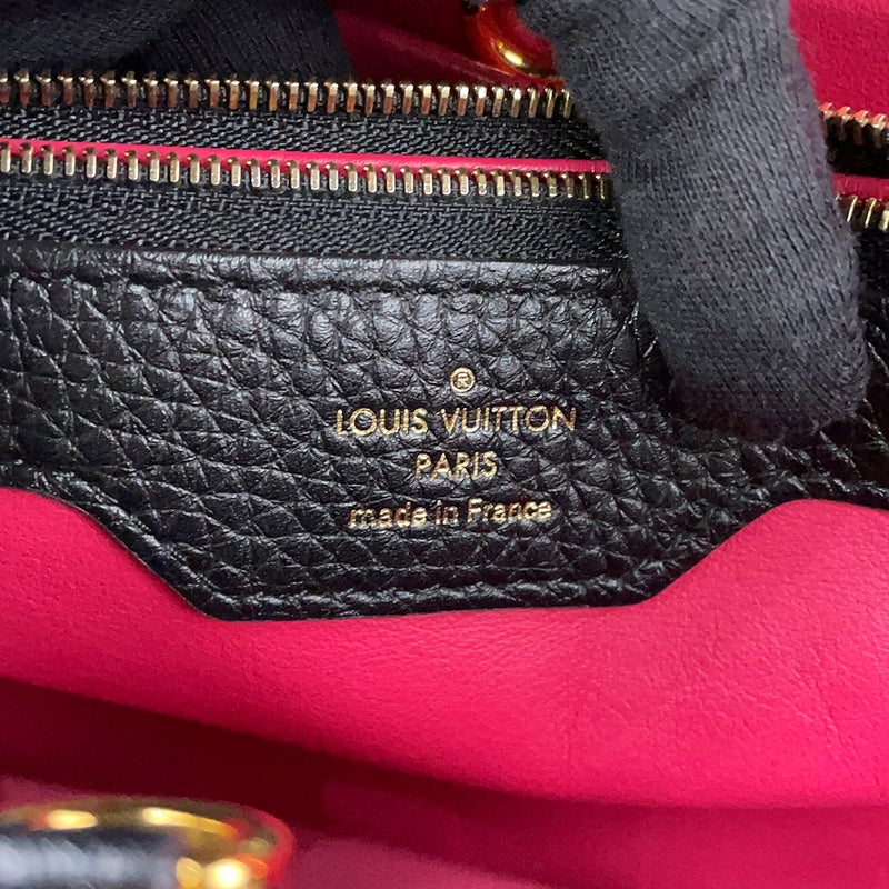 ルイヴィトン ハンドバッグ トリヨンレザー カプシーヌMM M48864 LOUIS VUITTON 黒 ブラック