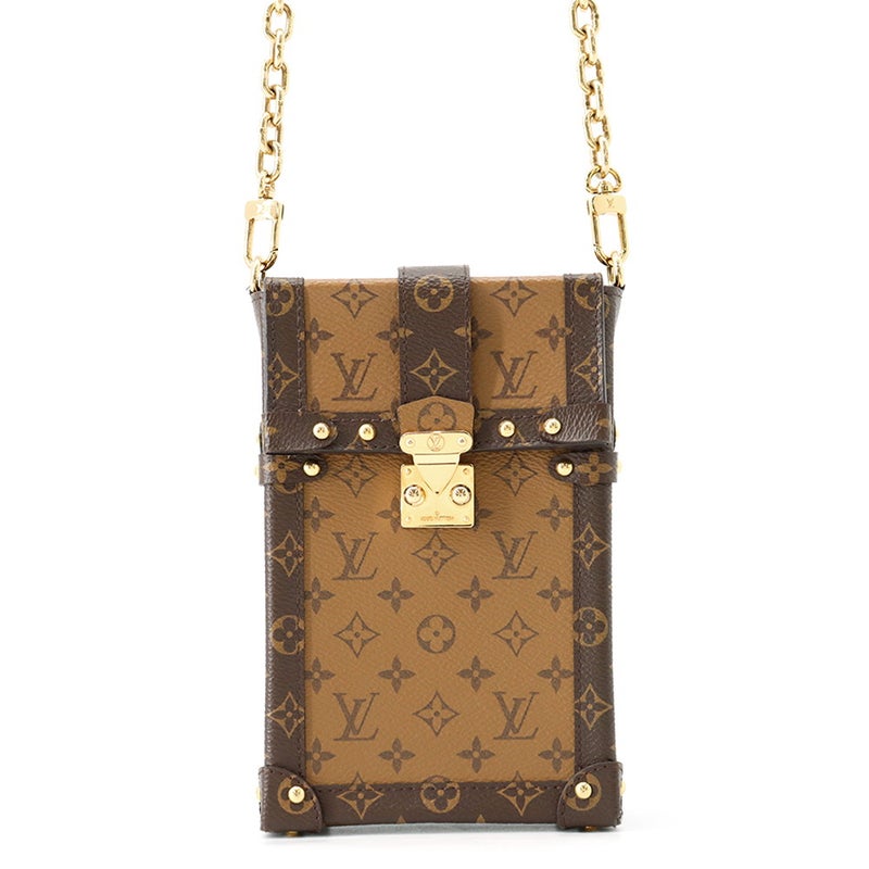 ルイヴィトン ショルダーバッグ モノグラム・リバース ポシェット・トランク ヴェルティカル M67873 LOUIS VUITTON