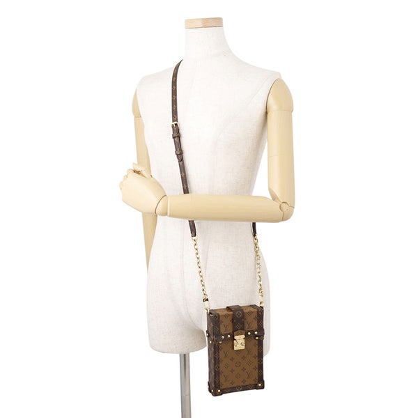 ルイヴィトン ショルダーバッグ モノグラム・リバース ポシェット・トランク ヴェルティカル M67873 LOUIS VUITTON