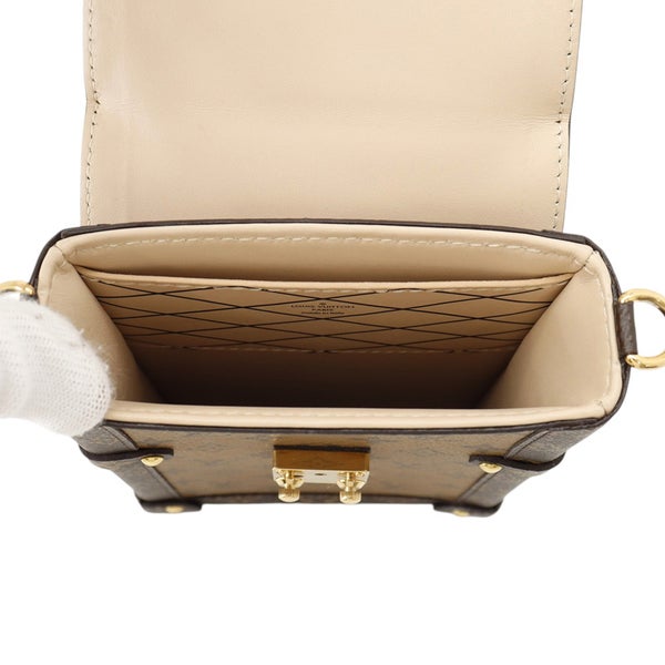 ルイヴィトン ショルダーバッグ モノグラム・リバース ポシェット・トランク ヴェルティカル M67873 LOUIS VUITTON