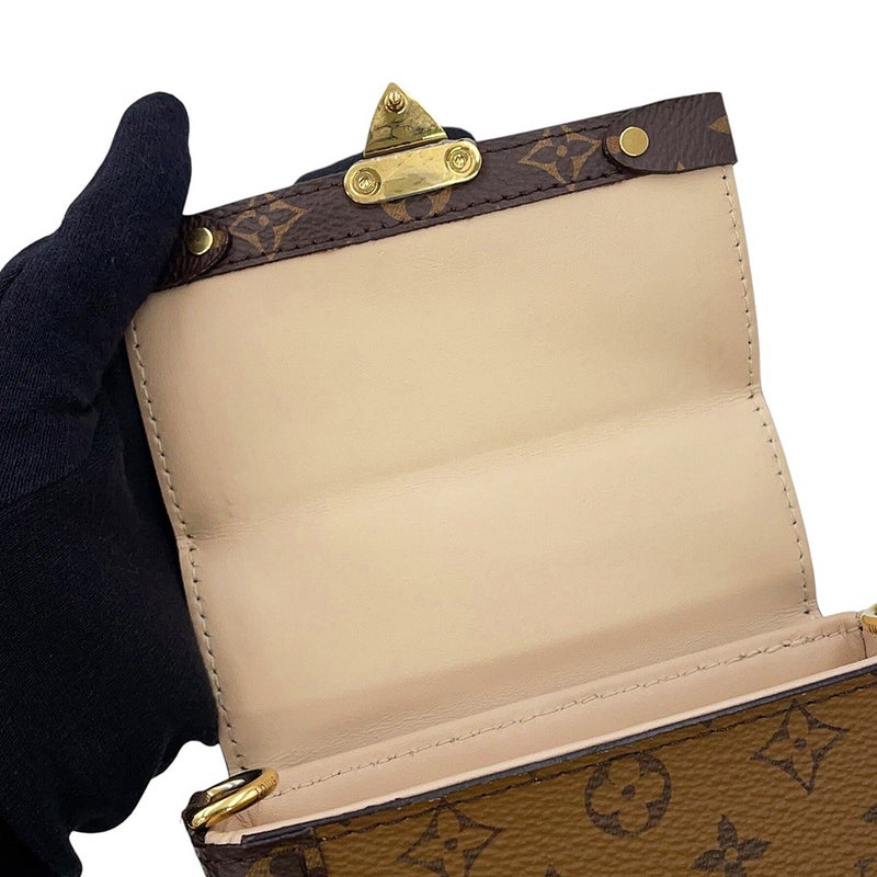 ルイヴィトン ショルダーバッグ モノグラム・リバース ポシェット・トランク ヴェルティカル M67873 LOUIS VUITTON