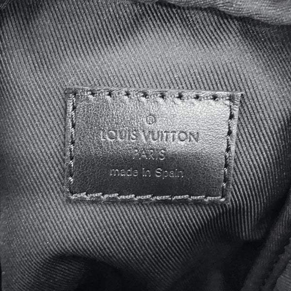 ルイヴィトン ショルダーバッグ モノグラム・シャドウ ダブル・フォンポーチ M81323 LOUIS VUITTON ブラック 黒