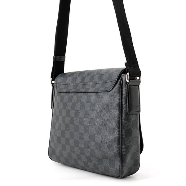 ルイヴィトン ショルダーバッグ ダミエ・グラフィット ディストリクトPM N41260 LOUIS VUITTON 黒 ブラック