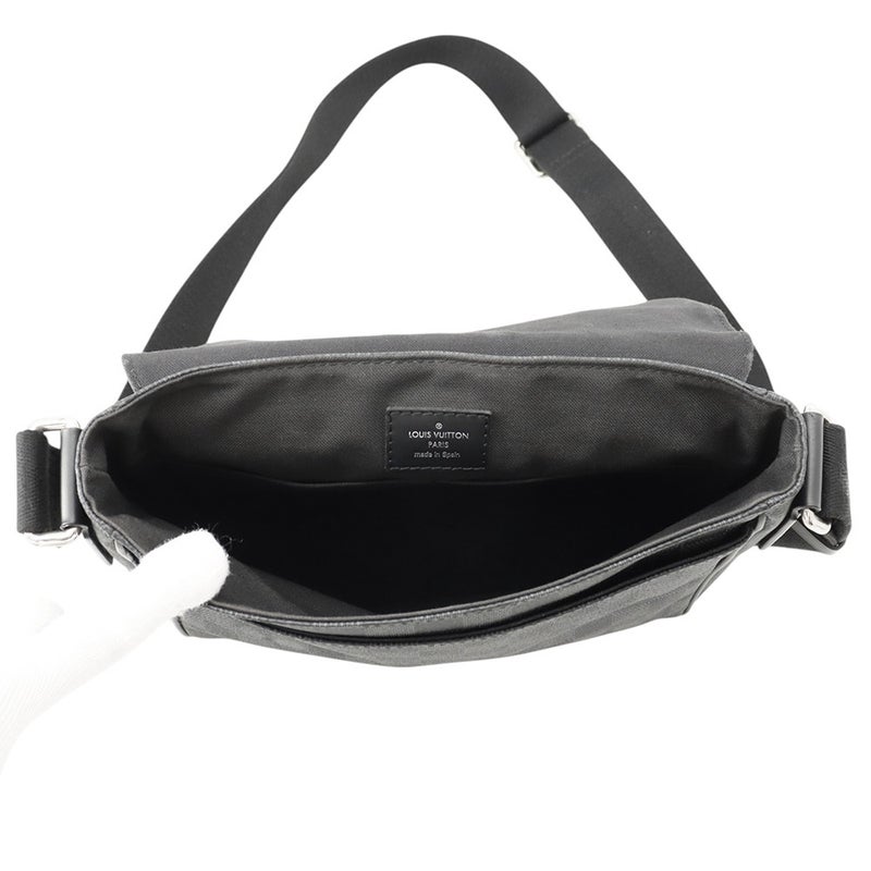 ルイヴィトン ショルダーバッグ ダミエ・グラフィット ディストリクトPM N41260 LOUIS VUITTON 黒 ブラック
