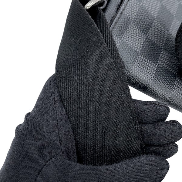 ルイヴィトン ショルダーバッグ ダミエ・グラフィット ディストリクトPM N41260 LOUIS VUITTON 黒 ブラック