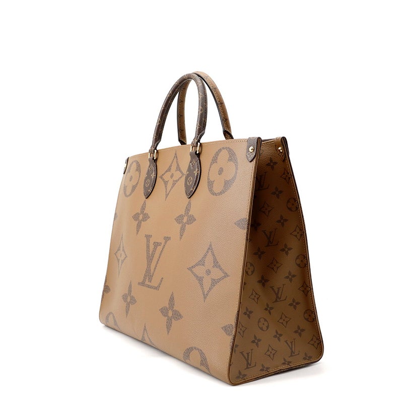 ルイヴィトン トートバッグ モノグラム・リバース ジャイアント オンザゴーGM M45320 LOUIS VUITTON 2way