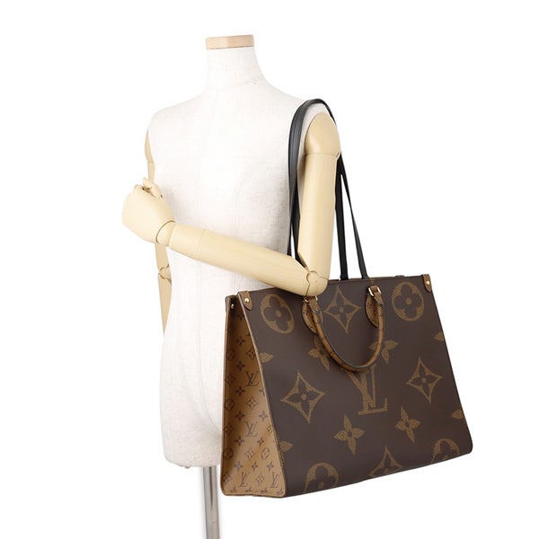 ルイヴィトン トートバッグ モノグラム・リバース ジャイアント オンザゴーGM M45320 LOUIS VUITTON 2way