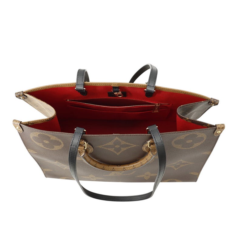 ルイヴィトン トートバッグ モノグラム・リバース ジャイアント オンザゴーGM M45320 LOUIS VUITTON 2way