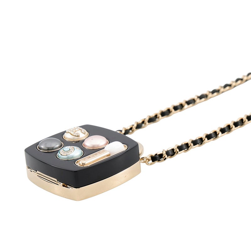 シャネル ネックレス アイシャドウパレットモチーフ ミラー ココマーク B23 S ABA744 CHANEL アクセサリー
