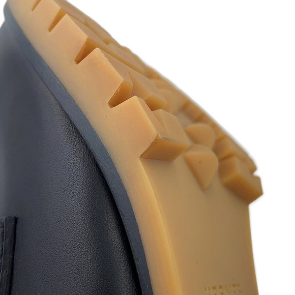 エルメス フォック60 パンプス レザー レディースサイズ38 1/2 HERMES 靴 黒 ローファー