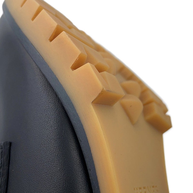 エルメス フォック60 パンプス レザー レディースサイズ38 1/2 HERMES 靴 黒 ローファー