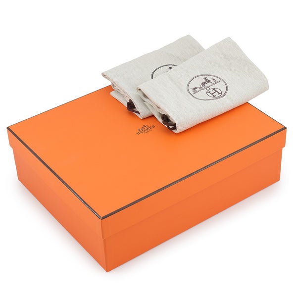 エルメス フォック60 パンプス レザー レディースサイズ38 1/2 HERMES 靴 黒 ローファー