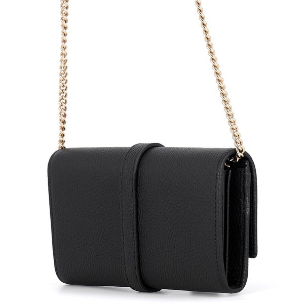 グッチ チェーンウォレット ジャッキー 1961 レザー 652681 GUCCI 財布 黒