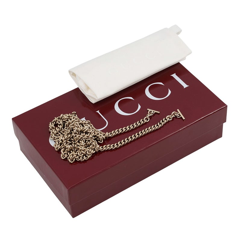 グッチ チェーンウォレット ジャッキー 1961 レザー 652681 GUCCI 財布 黒