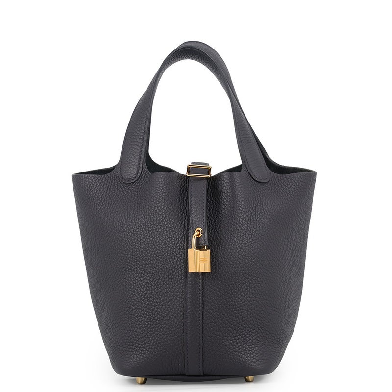 エルメス ハンドバッグ ピコタンロックPM キャバン/ゴールド金具 トリヨンクレマンス U刻印 HERMES トートバッグ
