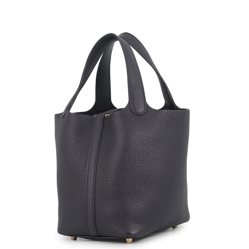 エルメス ハンドバッグ ピコタンロックPM キャバン/ゴールド金具 トリヨンクレマンス U刻印 HERMES トートバッグ
