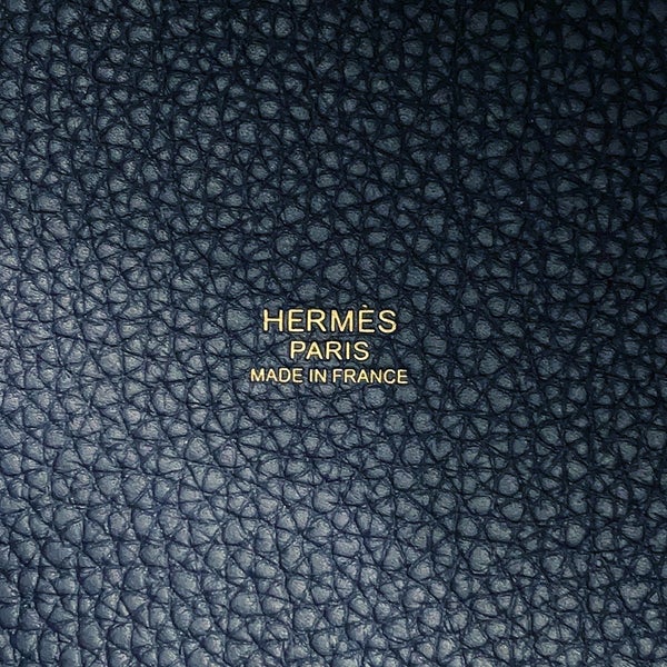 エルメス ハンドバッグ ピコタンロックPM キャバン/ゴールド金具 トリヨンクレマンス U刻印 HERMES トートバッグ
