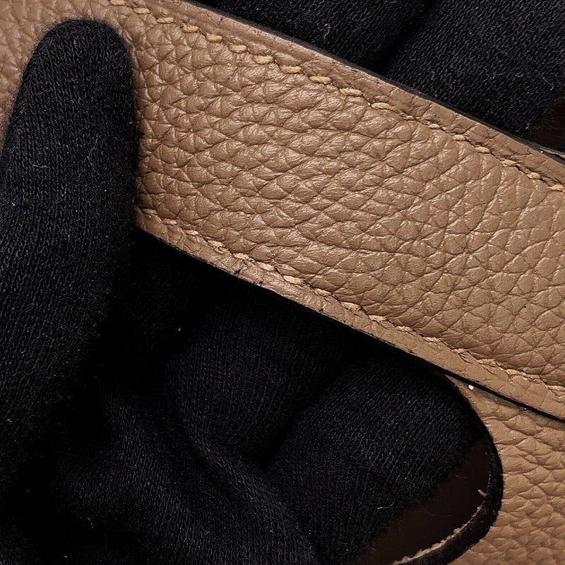 エルメス ハンドバッグ ピコタンロックPM ベージュドゥワイマール/ゴールド金具 トリヨンレクマンス U刻印 HERMES トートバッグ