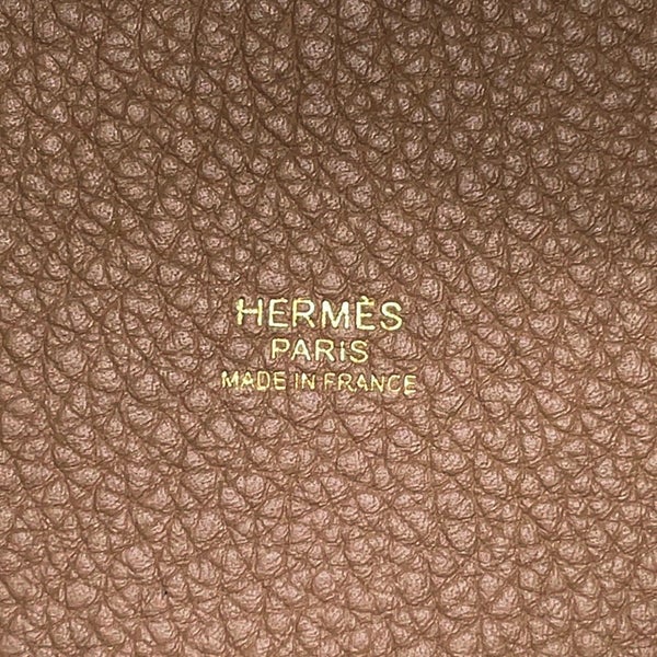 エルメス ハンドバッグ ピコタンロックPM ベージュドゥワイマール/ゴールド金具 トリヨンレクマンス U刻印 HERMES トートバッグ