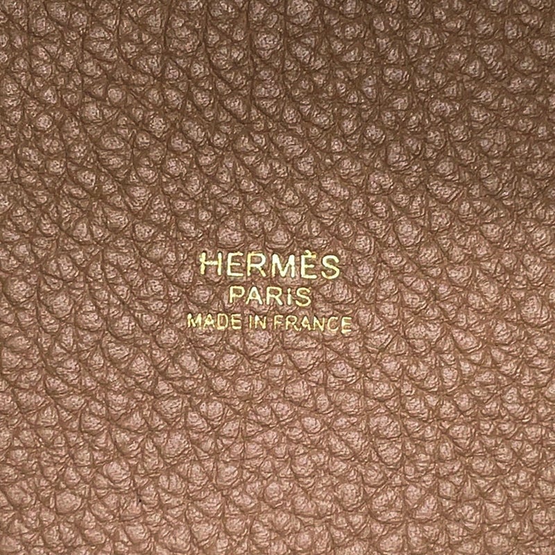 エルメス ハンドバッグ ピコタンロックPM ベージュドゥワイマール/ゴールド金具 トリヨンレクマンス U刻印 HERMES トートバッグ