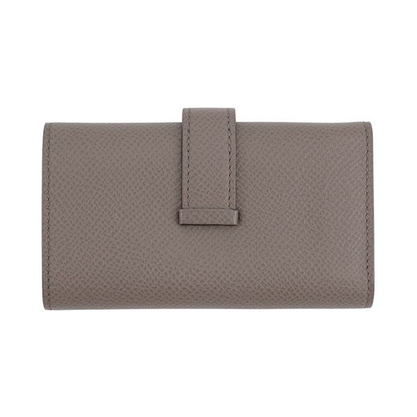 エルメス 4連キーケース ベアン エタン/シルバー金具 エプソン □Q刻印 HERMES