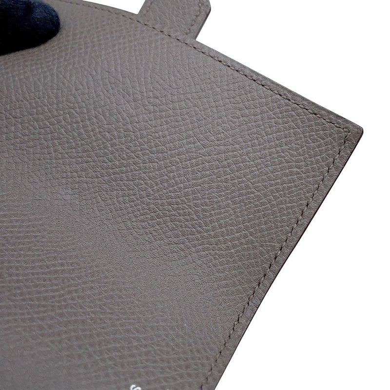 エルメス 4連キーケース ベアン エタン/シルバー金具 エプソン □Q刻印 HERMES