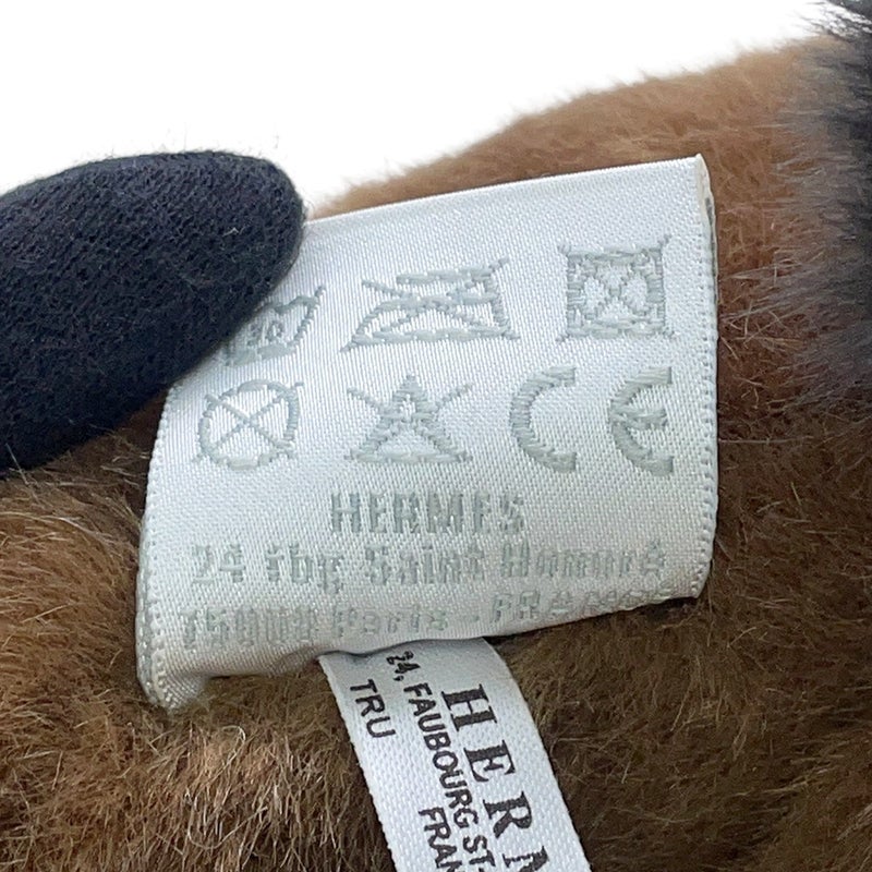 エルメス ぬいぐるみ エルミーPPM ホース 馬 Hermy ブラウン/ホワイト/ブラック HERMES おもちゃ ベビーギフト
