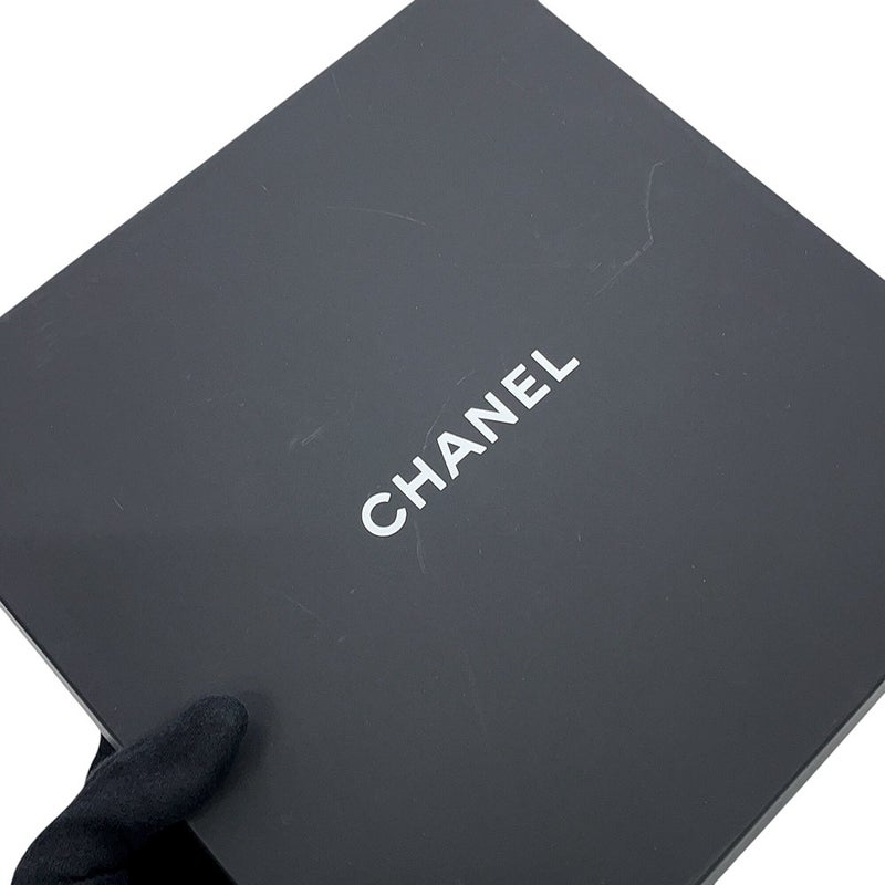 シャネル ニット帽 リボン ココマーク カシミヤ カシミヤ AAB217 CHANEL 帽子 黒