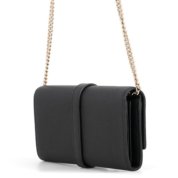 グッチ チェーンウォレット ジャッキー 1961 レザー 652681 GUCCI 財布 黒
